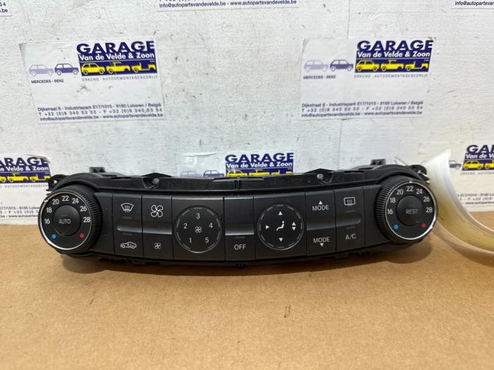 Heater control panel Mercedes E-Klasse
