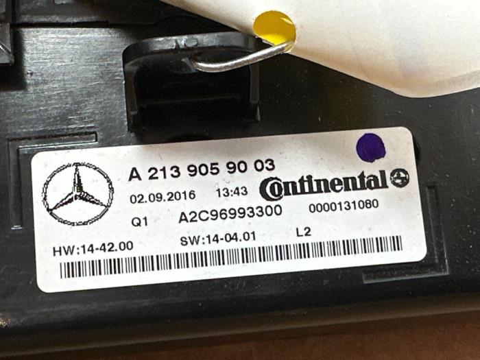 Panneau de commandes chauffage Mercedes E-Klasse