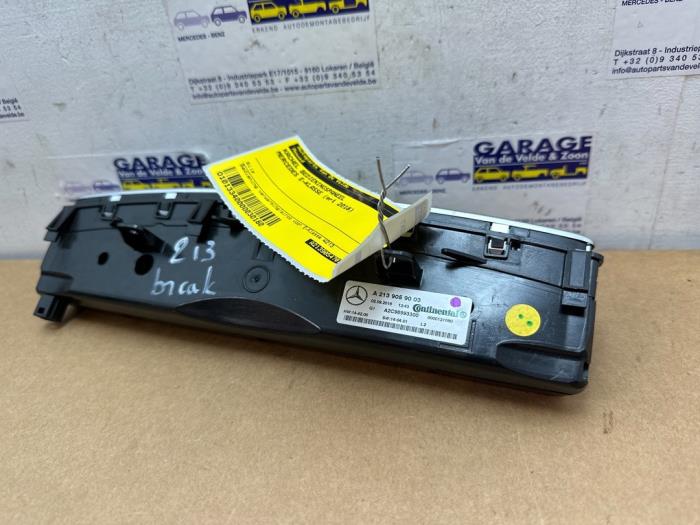 Panneau de commandes chauffage Mercedes E-Klasse