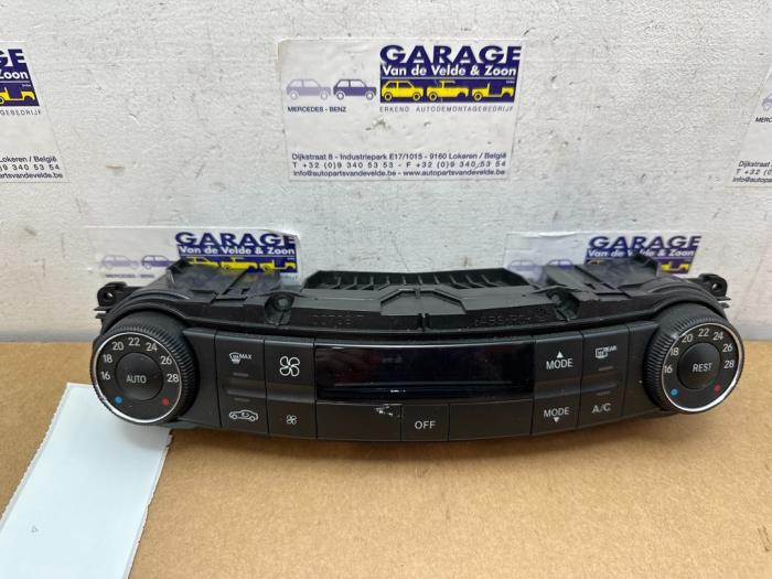 Heater control panel Mercedes E-Klasse