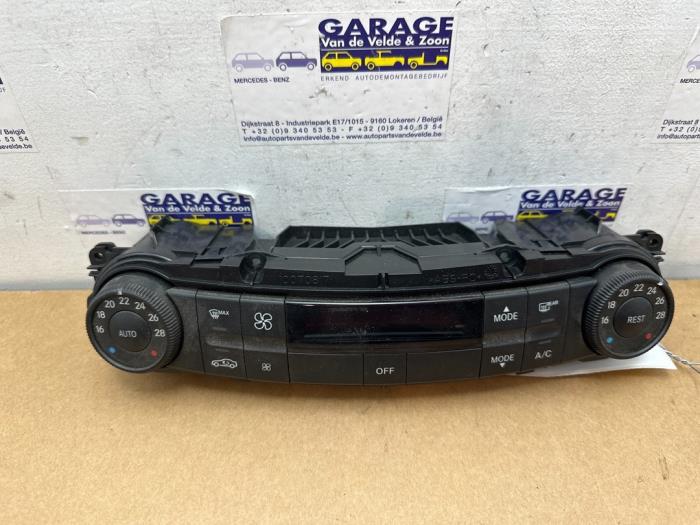 Heater control panel Mercedes E-Klasse