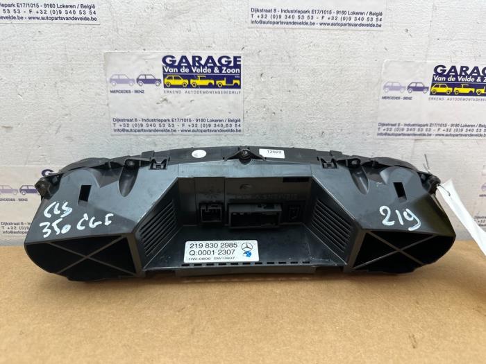 Panneau de commandes chauffage Mercedes CLS-Klasse