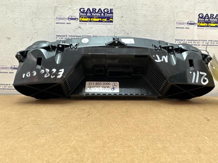 Panneau de commandes chauffage Mercedes E-Klasse