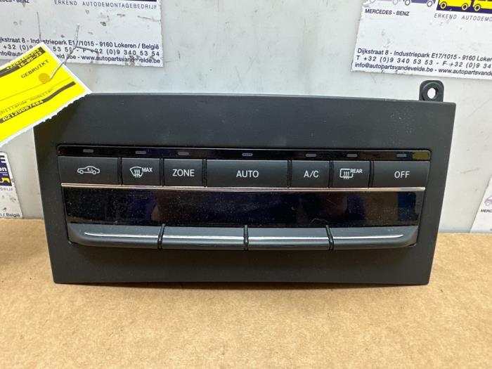 Heater control panel Mercedes E-Klasse