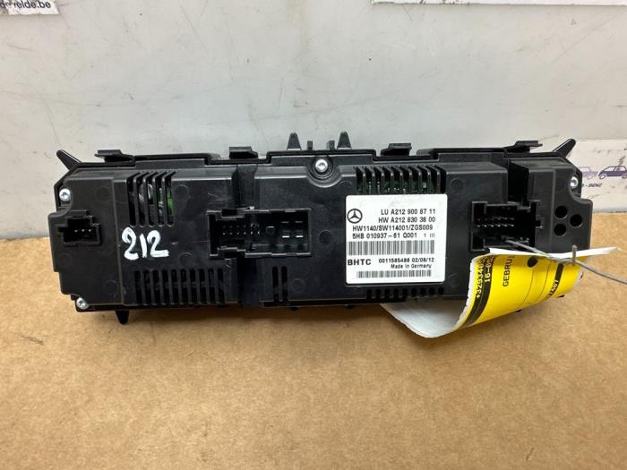 Panneau de commandes chauffage Mercedes E-Klasse