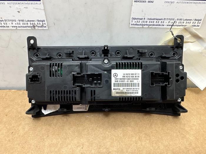Panneau de commandes chauffage Mercedes E-Klasse