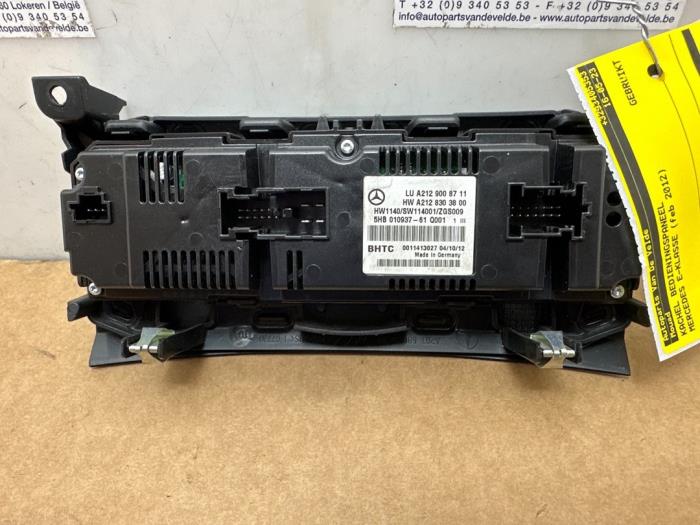Panneau de commandes chauffage Mercedes E-Klasse