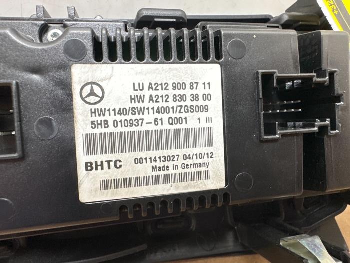 Panneau de commandes chauffage Mercedes E-Klasse