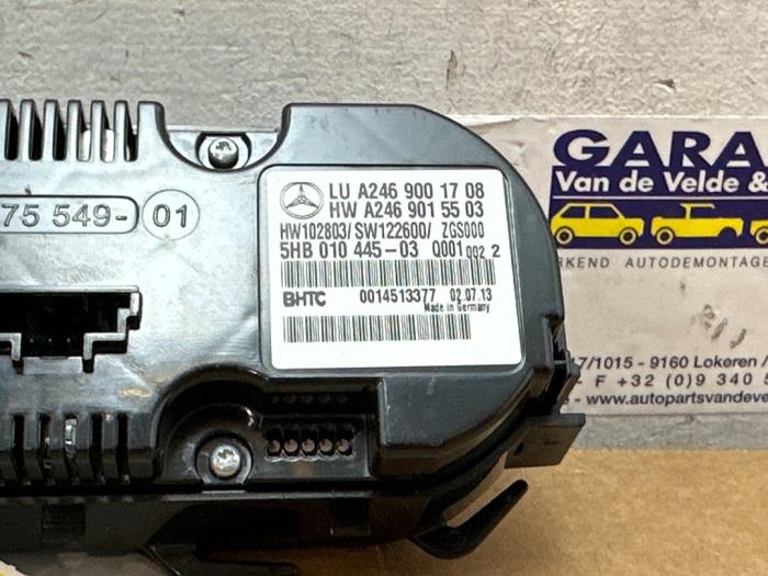Panneau de commandes chauffage Mercedes B-Klasse