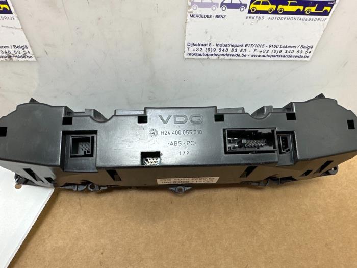 Heater control panel Mercedes E-Klasse