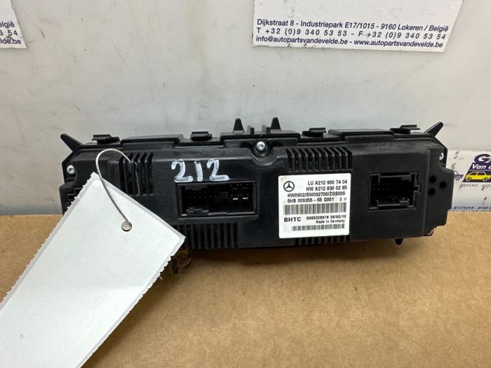 Panneau de commandes chauffage Mercedes E-Klasse