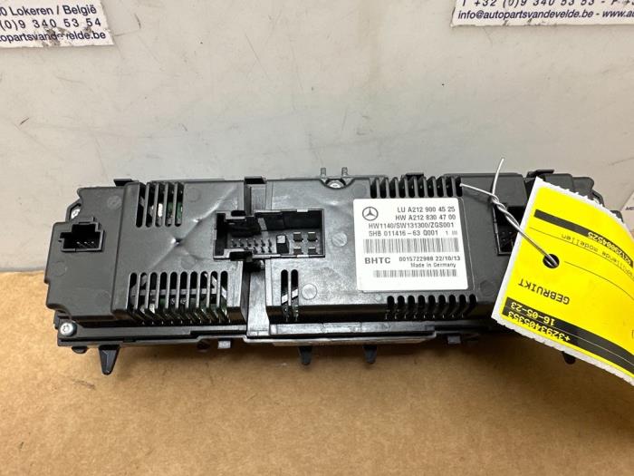 Panneau de commandes chauffage Mercedes E-Klasse