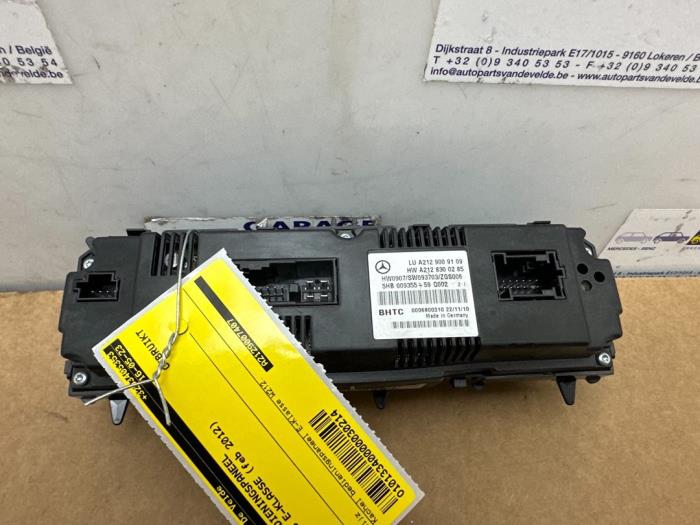 Panneau de commandes chauffage Mercedes E-Klasse
