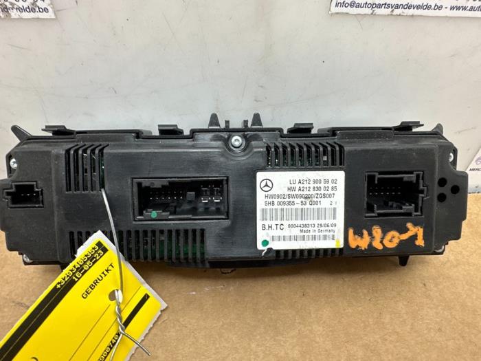 Panneau de commandes chauffage Mercedes E-Klasse
