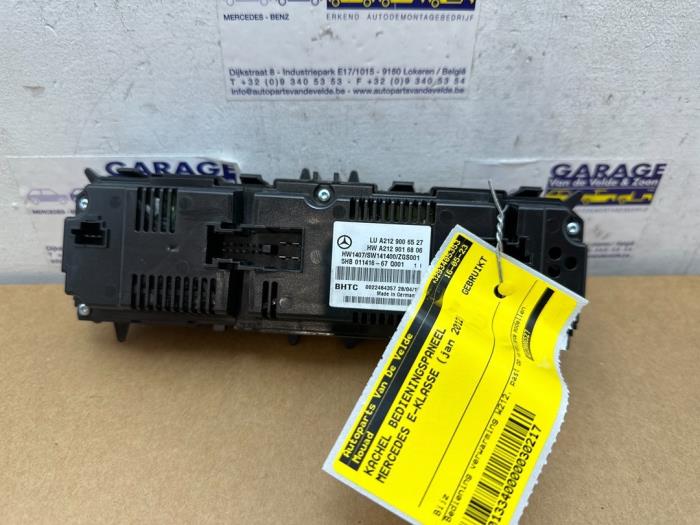 Panneau de commandes chauffage Mercedes E-Klasse