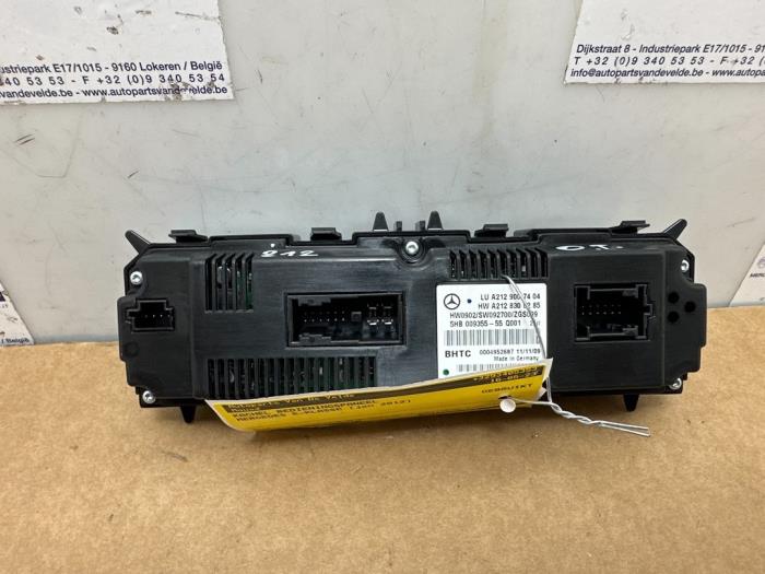 Panneau de commandes chauffage Mercedes E-Klasse