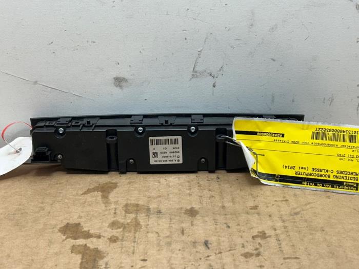 Commande ordinateur de bord Mercedes C-Klasse