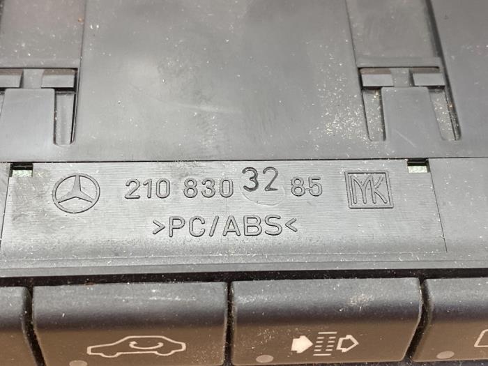 Panneau de commandes chauffage Mercedes E-Klasse