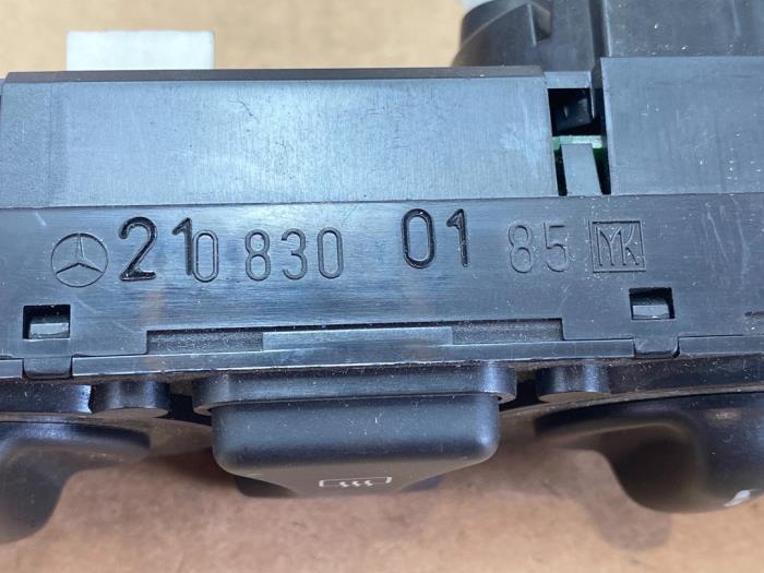 Panneau de commandes chauffage Mercedes E-Klasse