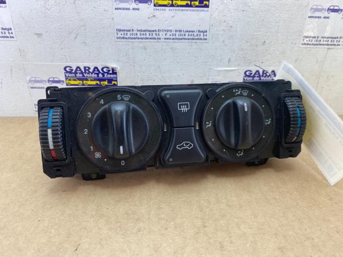 Heater control panel Mercedes E-Klasse