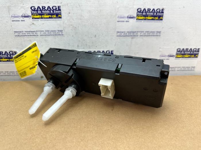 Heater control panel Mercedes E-Klasse