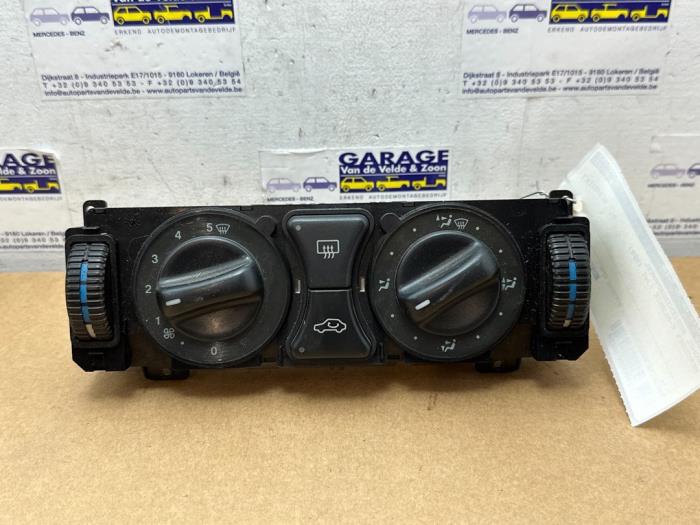 Heater control panel Mercedes E-Klasse