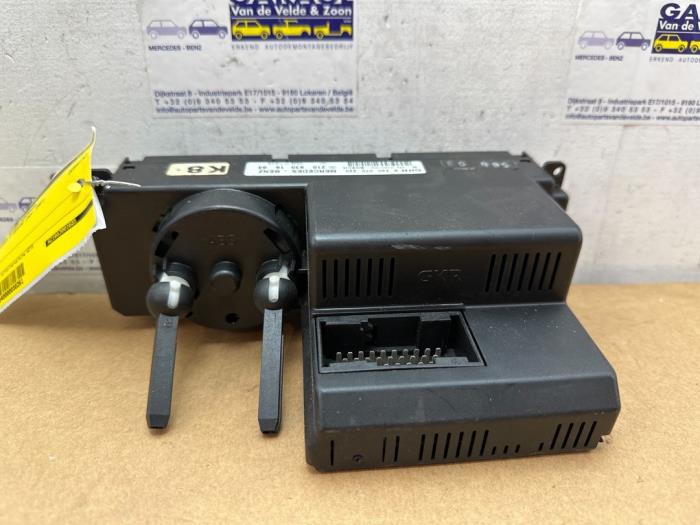 Panneau de commandes chauffage Mercedes E-Klasse