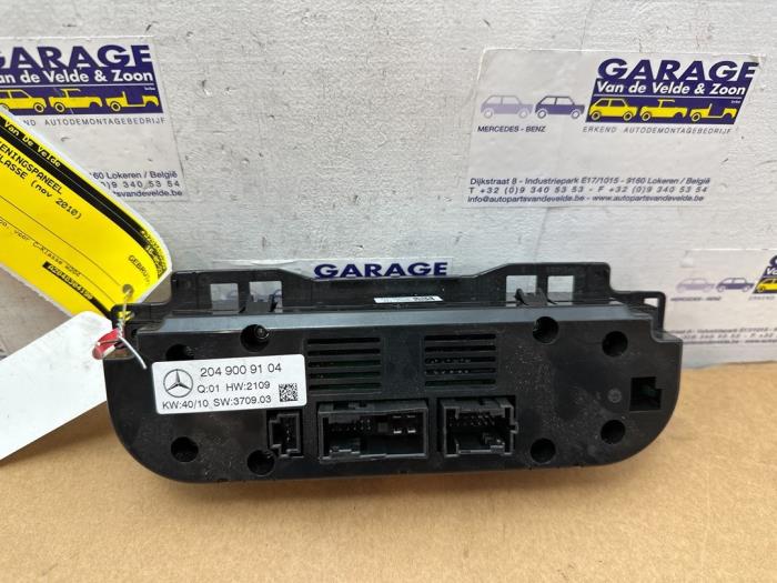 Panneau de commandes chauffage Mercedes C-Klasse