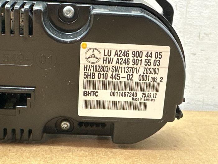 Panneau de commandes chauffage Mercedes B-Klasse