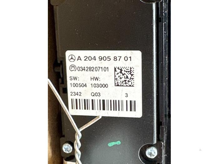 Commande ordinateur de bord Mercedes C-Klasse