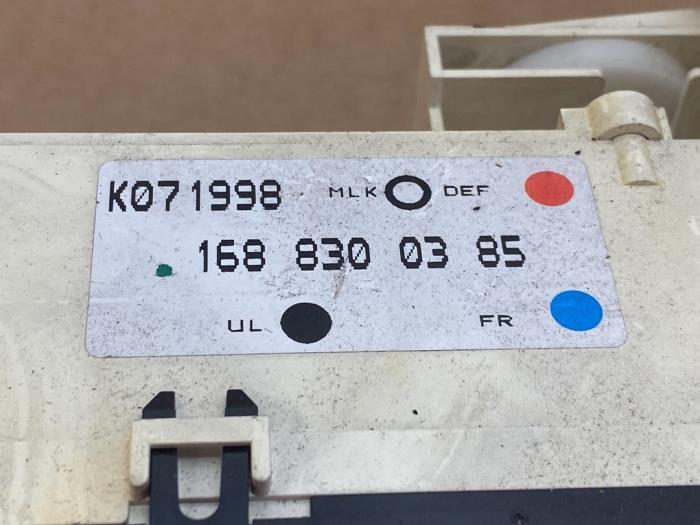 Panneau de commandes chauffage Mercedes A-Klasse