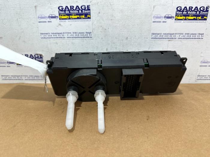 Panneau de commandes chauffage Mercedes E-Klasse