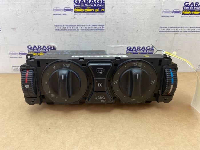 Heater control panel Mercedes E-Klasse