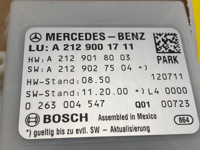 Parkeerhulp computer Mercedes E-Klasse