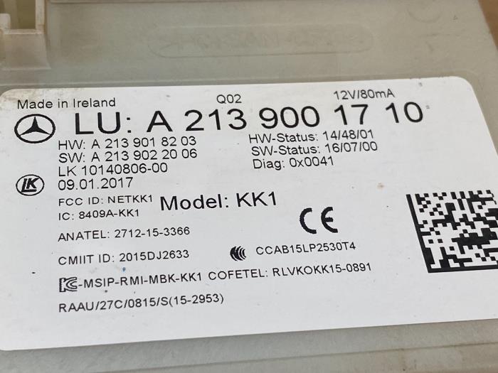 Modul keyless vehicle Mercedes E-Klasse