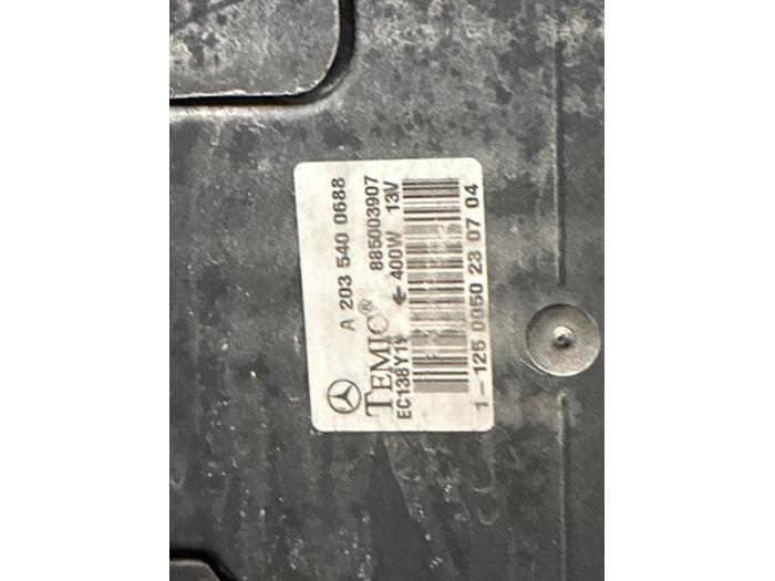 Ventilateur de refroidissement moteur Mercedes C-Klasse