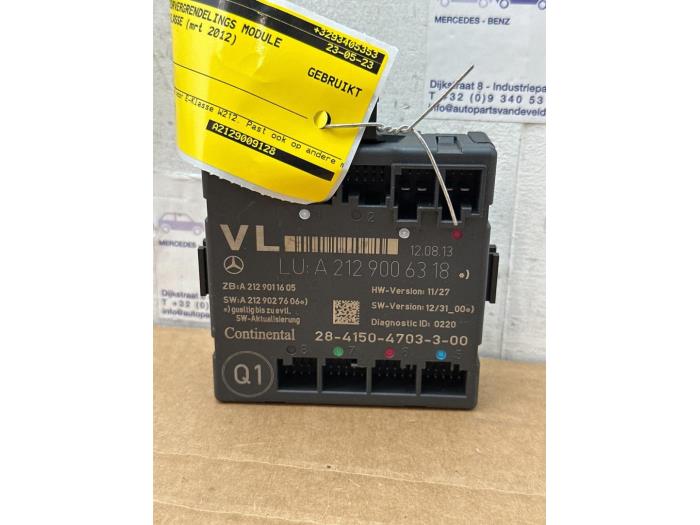 Module verrouillage central des portes Mercedes E-Klasse