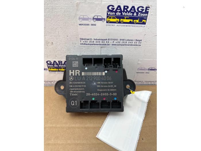 Module verrouillage central des portes Mercedes E-Klasse