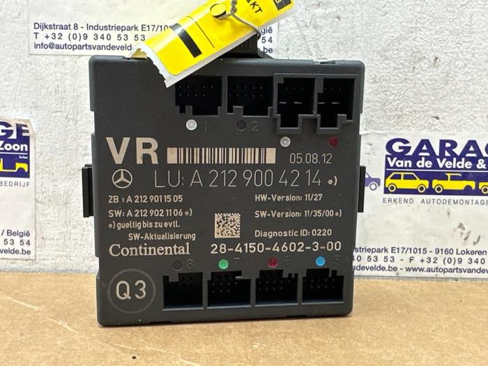 Central door locking module Mercedes E-Klasse