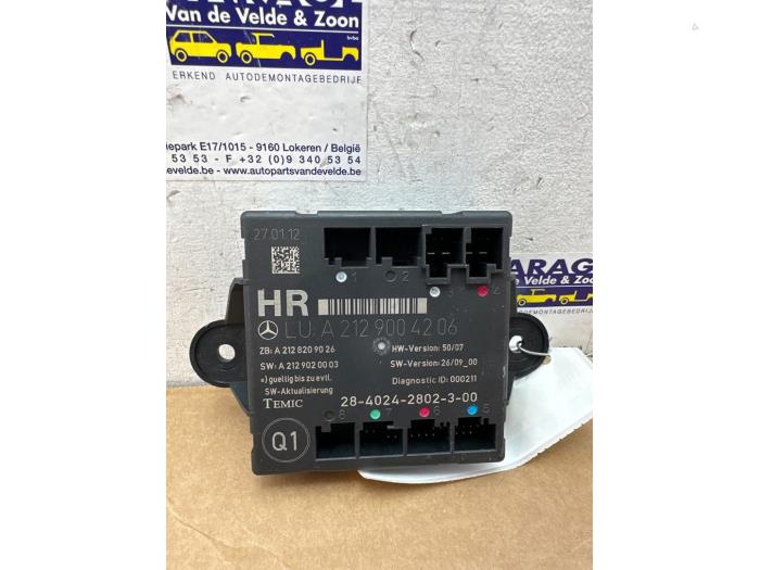 Module verrouillage central des portes Mercedes E-Klasse
