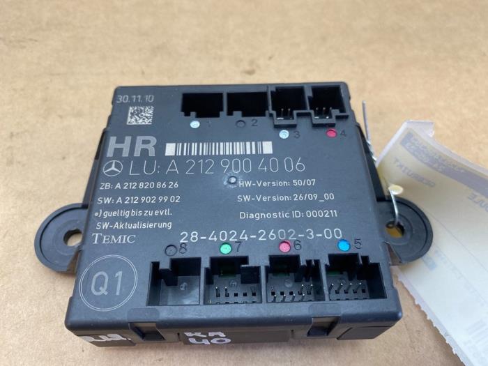 Module verrouillage central des portes Mercedes E-Klasse