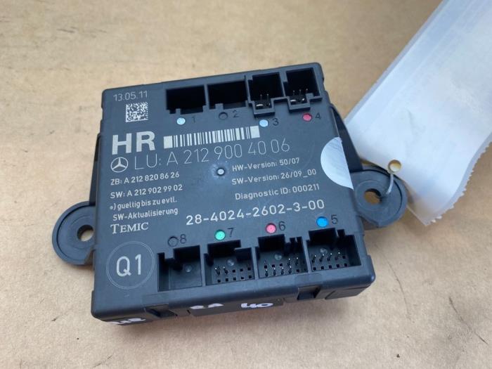 Module verrouillage central des portes Mercedes E-Klasse