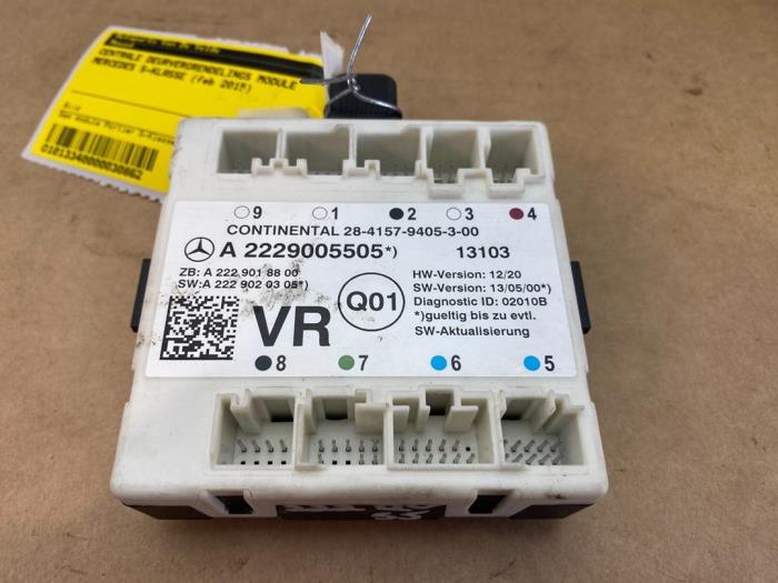 Module verrouillage central des portes Mercedes S-Klasse