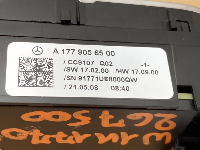 Interruptor de ajuste de asiento Mercedes A-Klasse