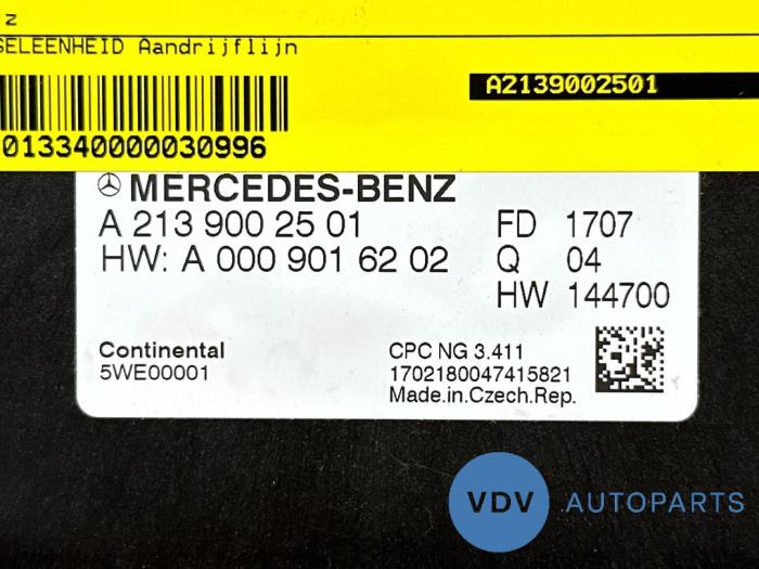 Module (diversen) van een Mercedes-Benz E (W213) E-200d 2.0 Turbo 16V 2017