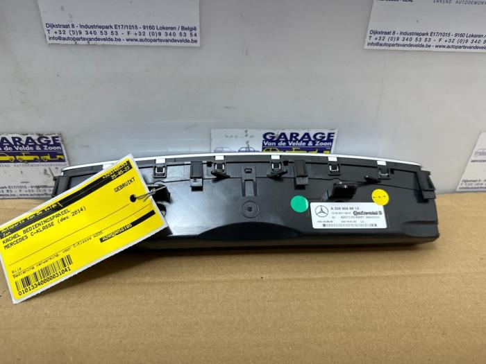 Heater control panel Mercedes C-Klasse