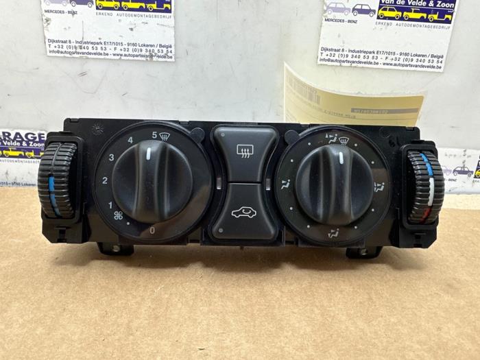 Heater control panel Mercedes E-Klasse
