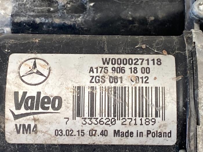 Wiper mechanism Mercedes A-Klasse