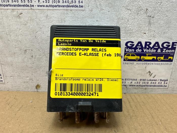 Brandstofpomp relais Mercedes E-Klasse