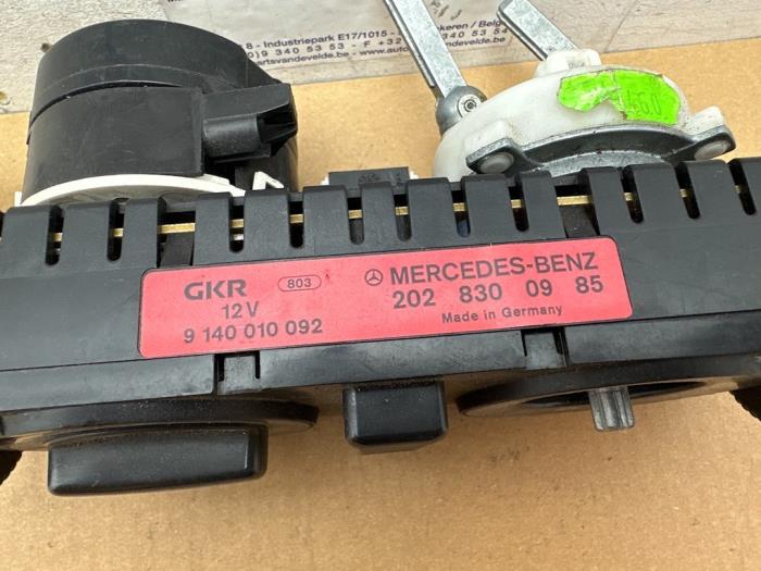Panneau de commandes chauffage Mercedes C-Klasse